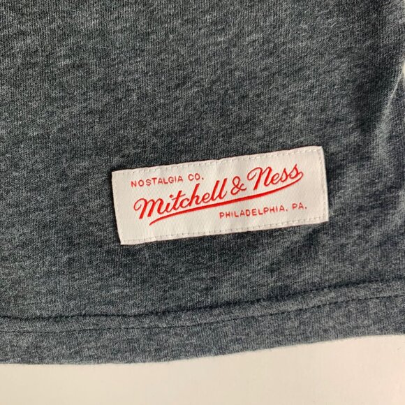 San Francisco Giants MLB Black Gray Mitchell & Ness Raglan Short Sleeve Shirt Ne - Picture 4 of 6